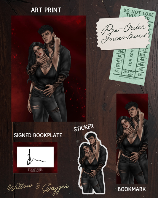 Insatiable SIGNED BOOKPLATE PRE-ORDER (includes character art, bookmark, and sticker)