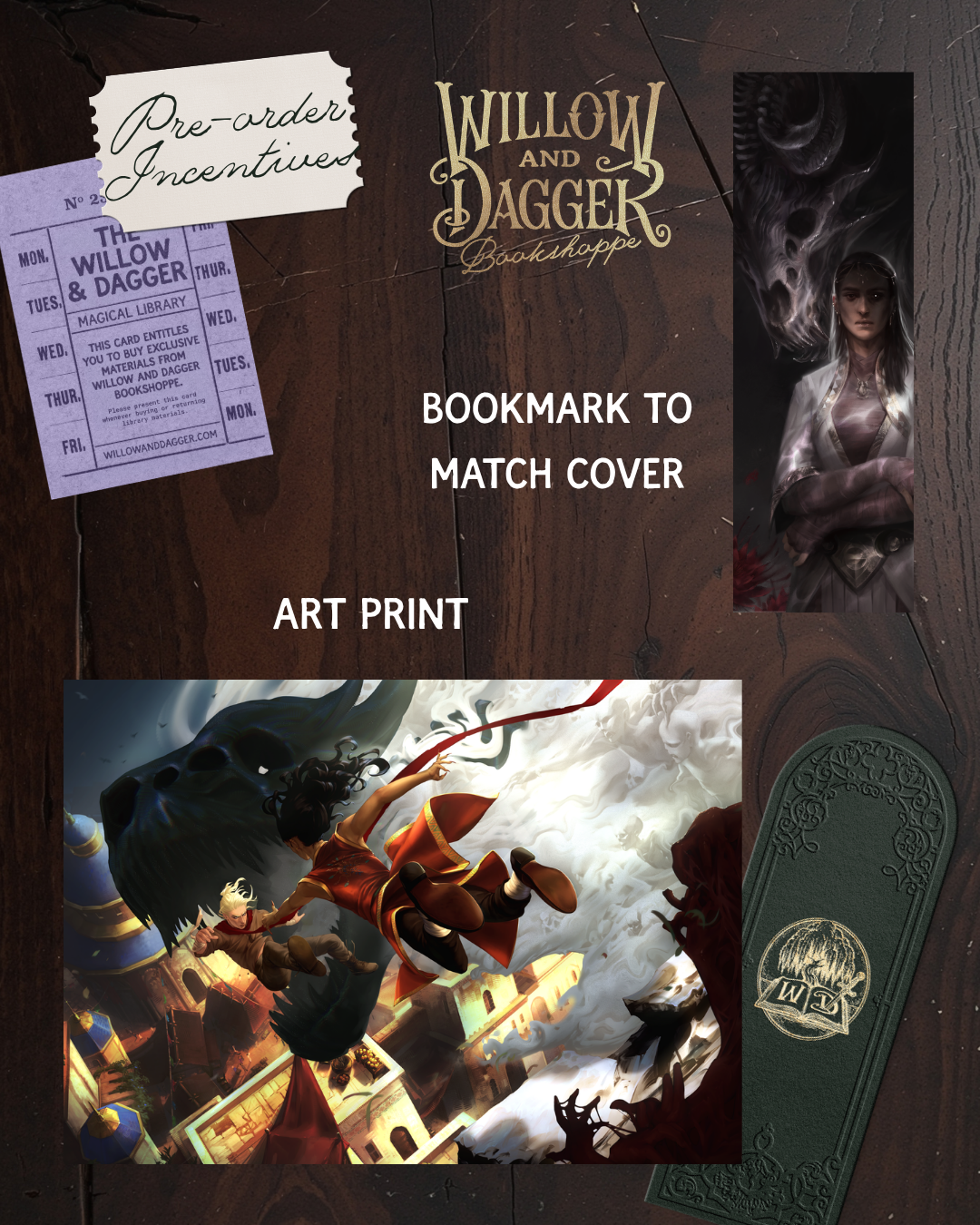 Devouring Fortune SIGNED PRE-ORDER (includes an Art Print and a Bookmark)