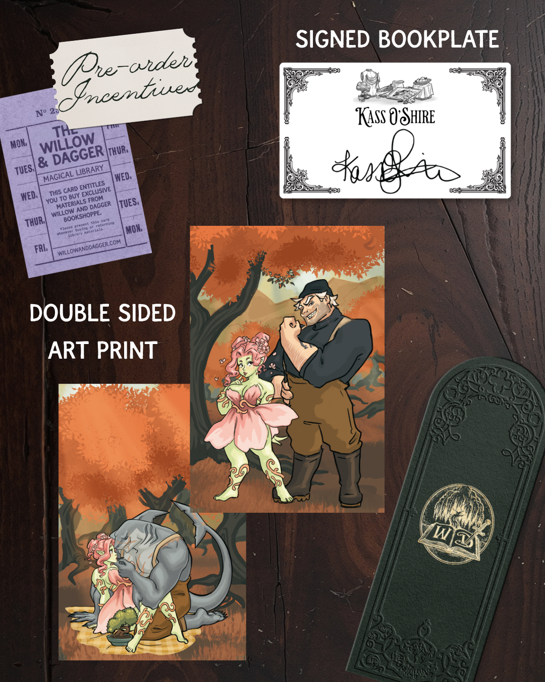 The Adventures of a Tiny Tree Interspersed with Whimsical Anecdotes of a Discarded Pair of Trousers SIGNED BOOKPLATE PRE-ORDER (Includes a double sided art print)