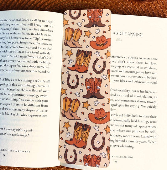 Western Halloween Bookmark