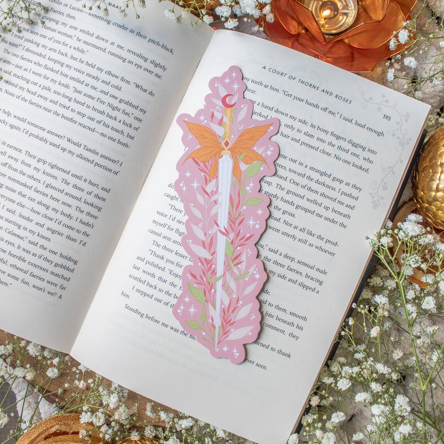 Pink Faerie Fantasy Sword Bookmark image 0