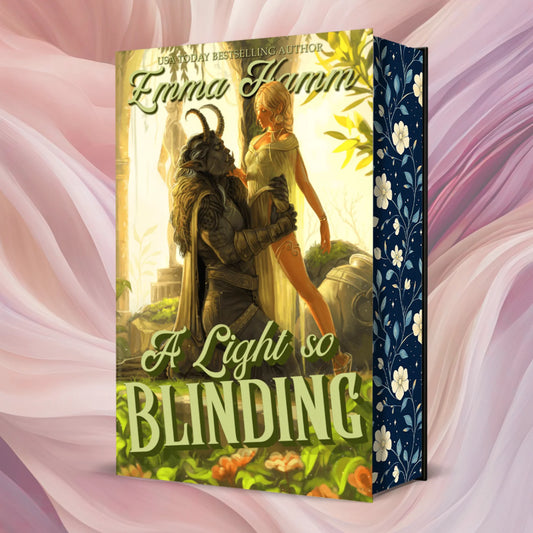 A Light So Blinding SIGNED FOILED PAPERBACK (SPRAYED EDGE)