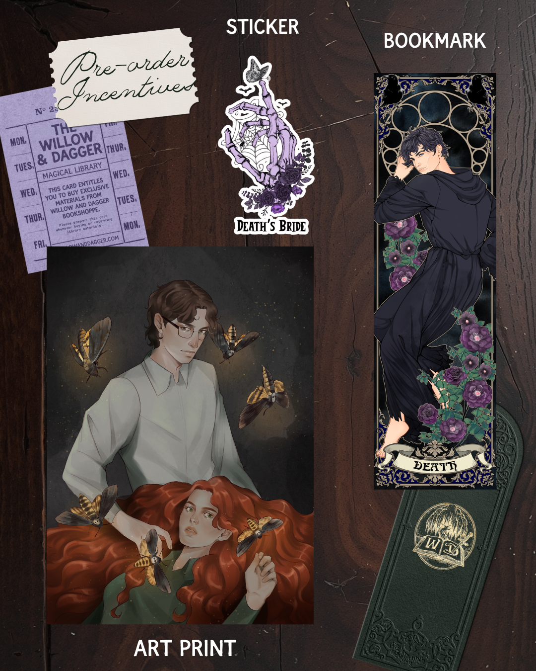 Death's Bride Exclusive Indie Edition SIGNED PRE-ORDER (includes Art Print, Bookmark, and Sticker)