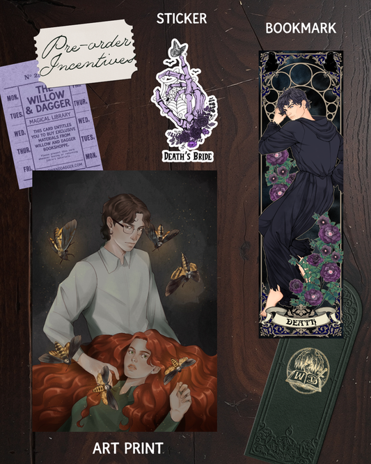 Death's Bride Exclusive Indie Edition SIGNED PRE-ORDER (includes Art Print, Bookmark, and Sticker)