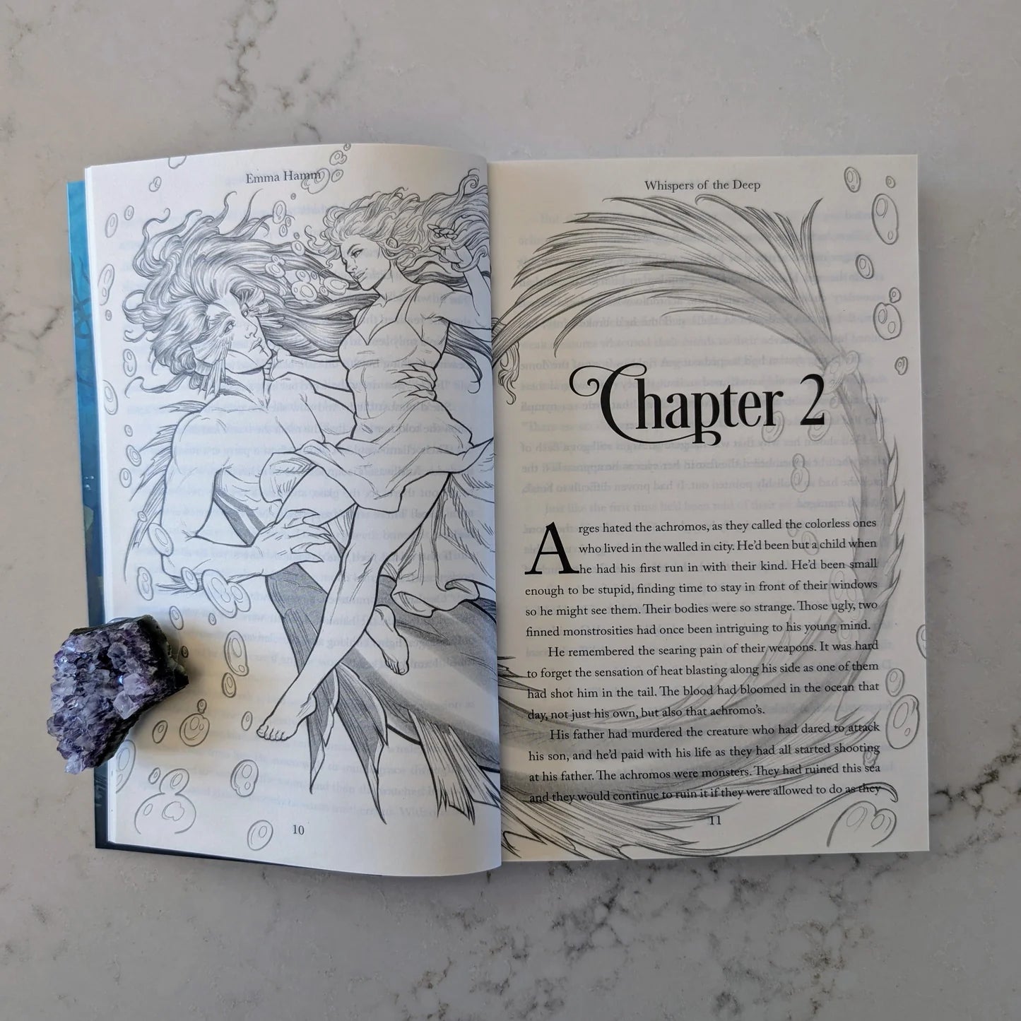 Whispers of the Deep SIGNED FOILED PAPERBACK