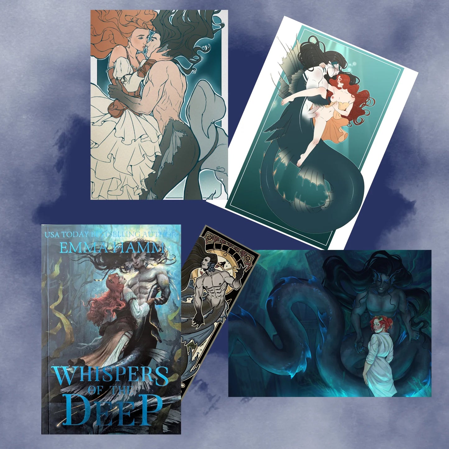 Whispers of the Deep SIGNED FOILED PAPERBACK