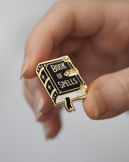 Book of Spells Witchy Spellbook Enamel Pin