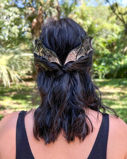 Black Dragon Wing Comb Set