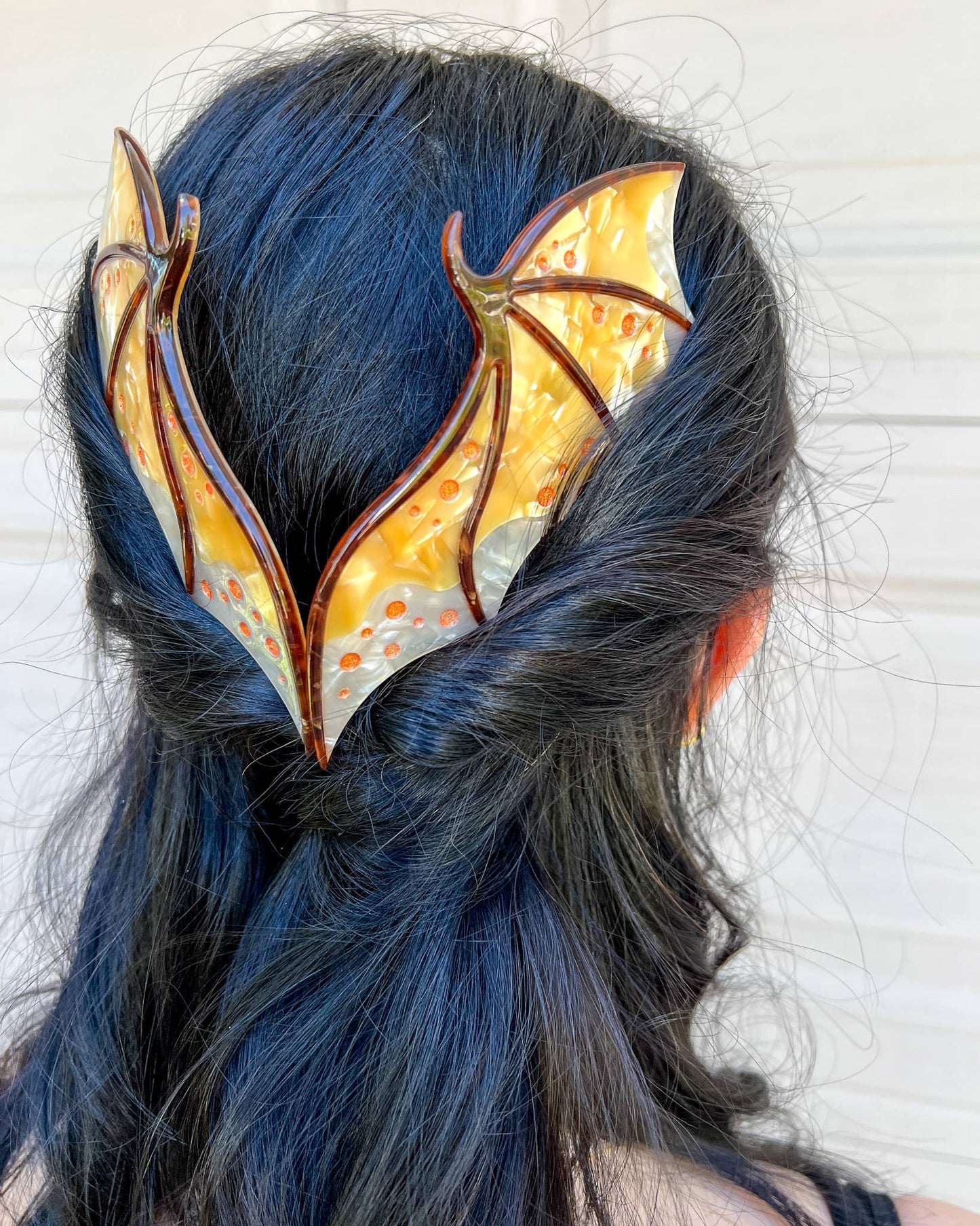 Gold Dragon Wing Comb Set