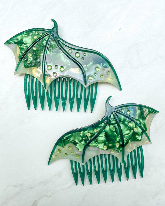 Green Dragon Wing Comb Set
