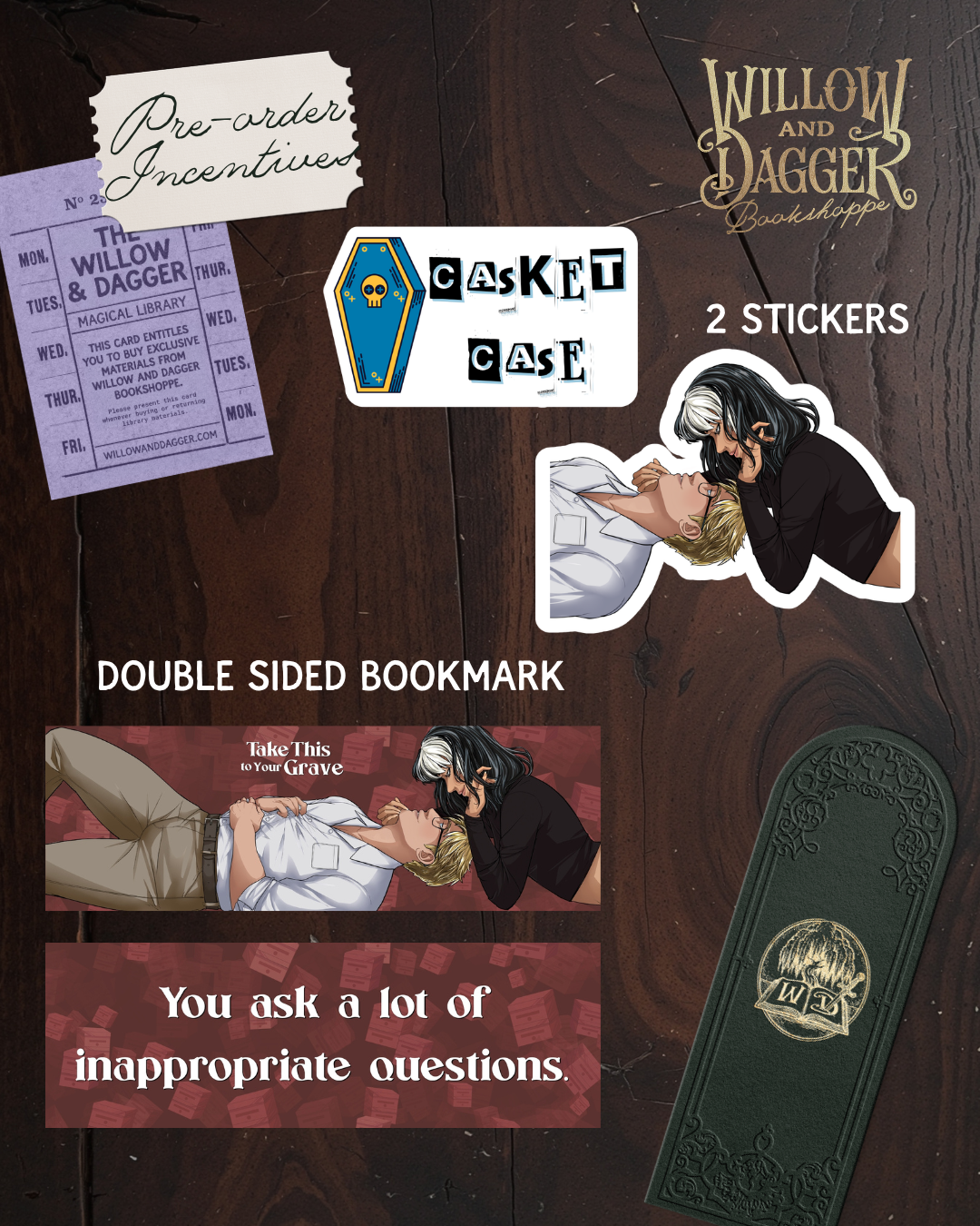 Take This to Your Grave SIGNED PRE-ORDER (includes Bookmark and Stickers)