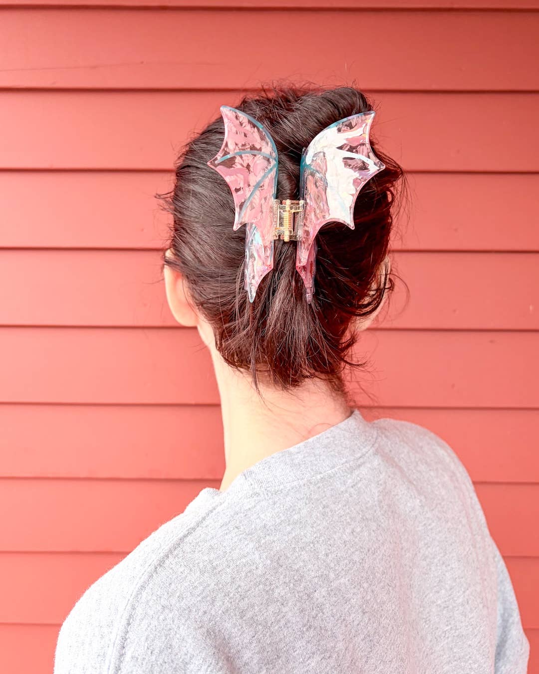 Dragon Wings Hair Claw Clip – Cotton Candy