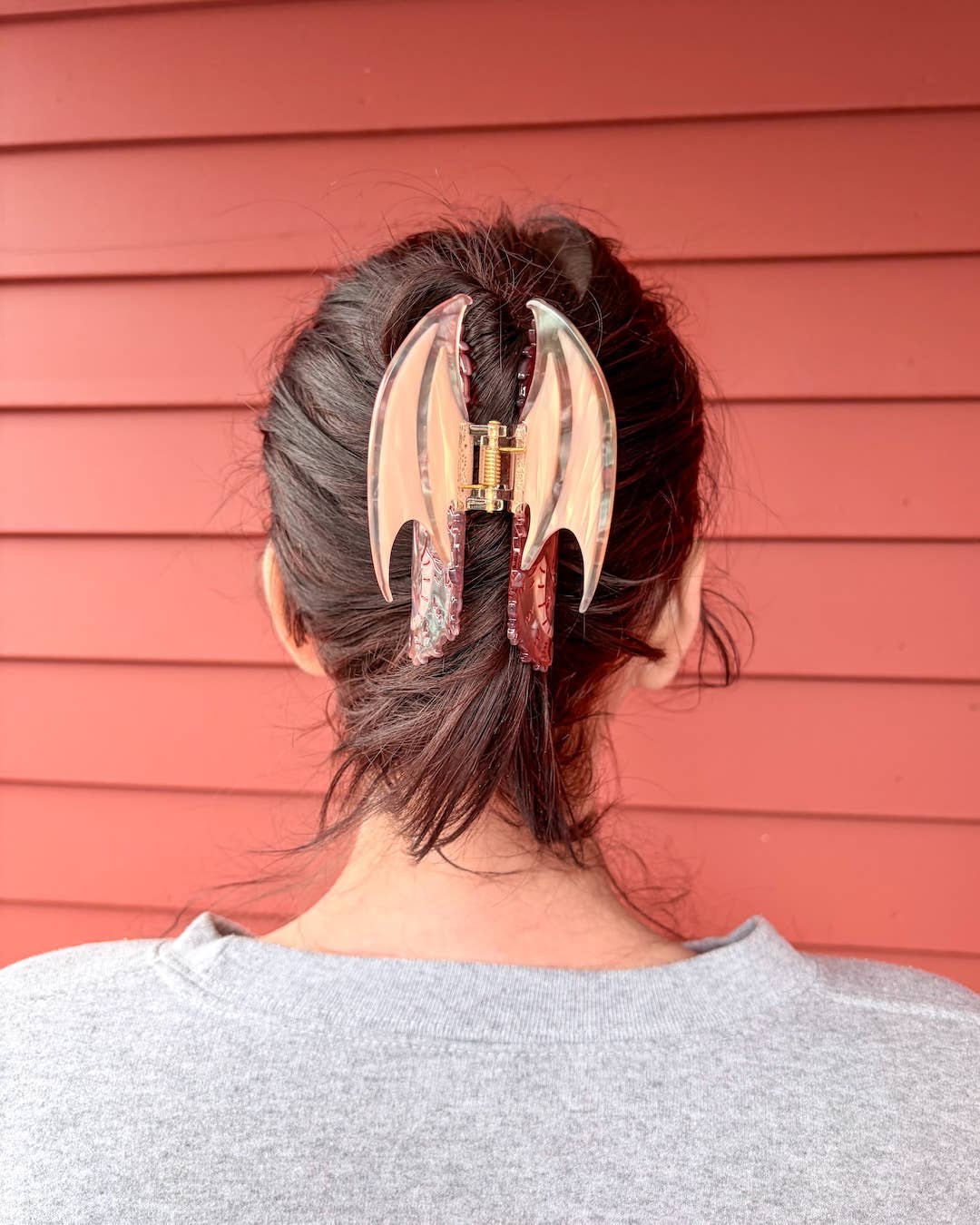 Dragon Hair Claw Clip - Dusty Rose