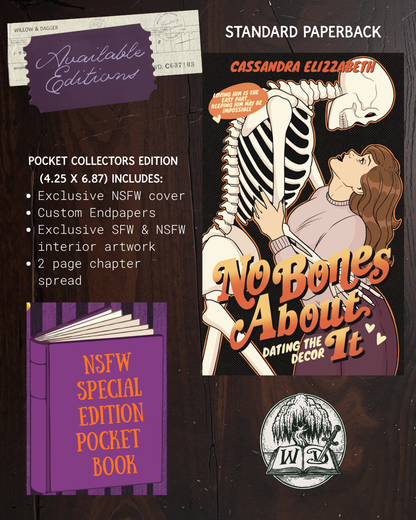No Bones About It SIGNED PRE-ORDER (Includes Double Sided Art Print, Double Sided Bookmark, Exclusive Sticker Sheet )
