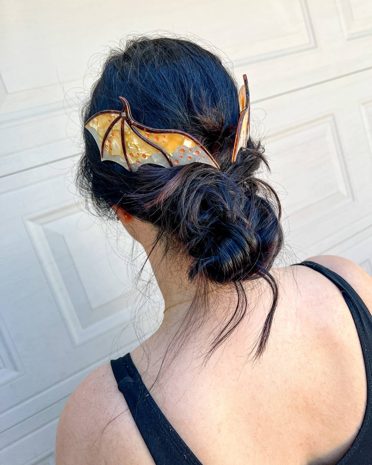 Gold Dragon Wing Comb Set