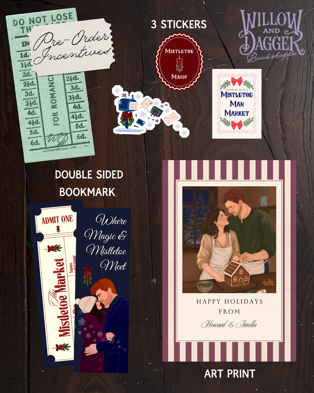 A Match Made in Magic SIGNED PRE-ORDER (includes 3 Stickers, A Double Sided Bookmark, and and Art Print)
