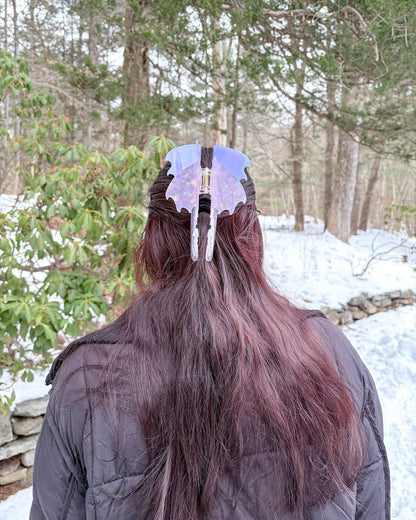 Dragon Hair Claw Clip - Large Purple
