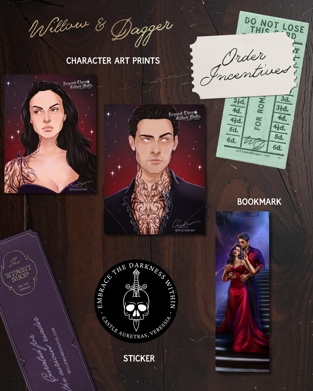 Beyond Those Gilded Walls SIGNED PRE-ORDER (includes Swag)