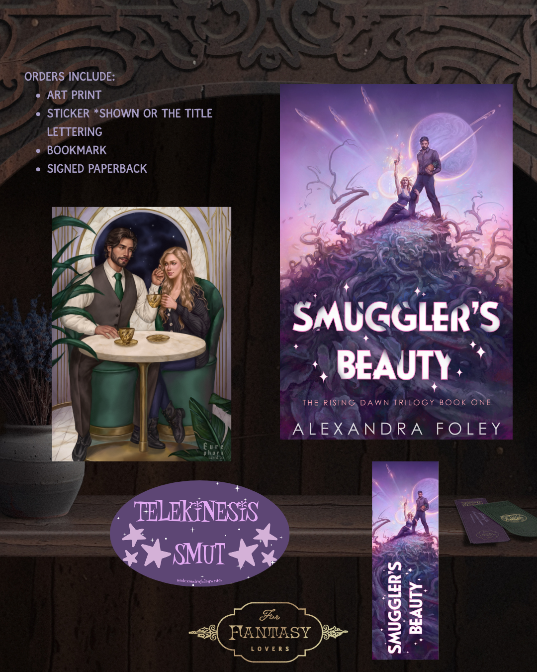 Witch of the Week: Smugglers Beauty SIGNED (includes an exclusive Art Print, Bookmark, and a Sticker)