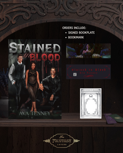 Witch of the Week: Stained in Blood SIGNED BOOKPLATE (Includes Double Sided Bookmark)