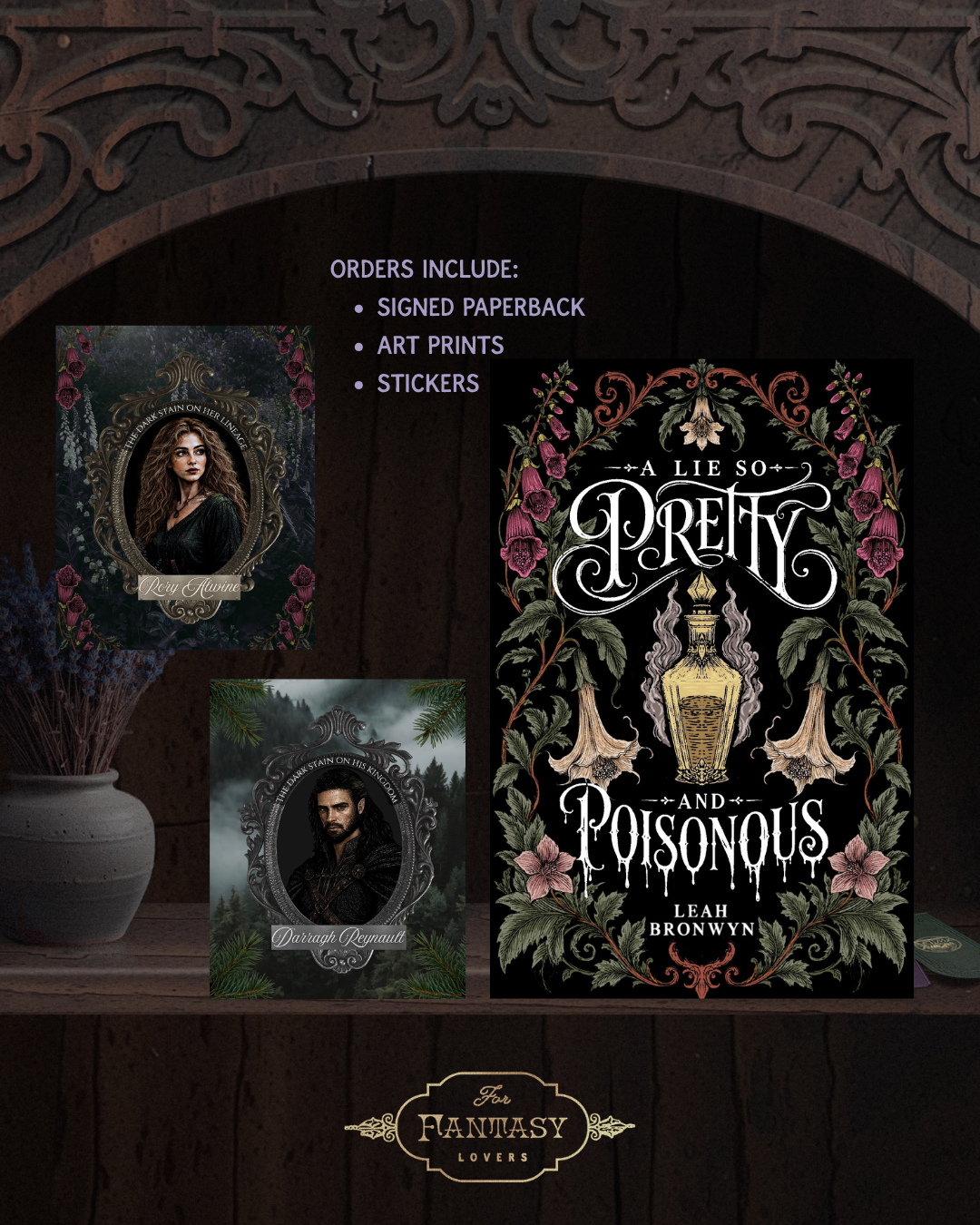 Witch of the Week: A Lie So Pretty & Poisonous SIGNED (Includes art print and stickers)