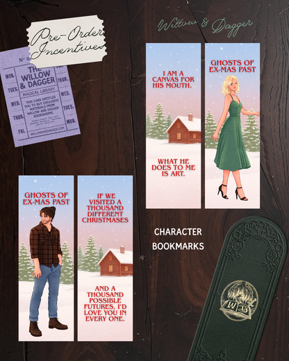 Ghosts of Ex-mas Past SIGNED BOOKPLATE PRE-ORDER (Includes 2 Character bookmarks)