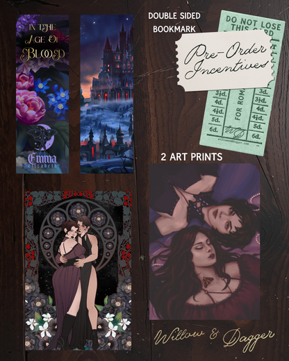 In the Age of Blood SIGNED PRE-ORDER (includes 2 Art Prints and a Bookmark)