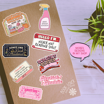 Just a Girl Who Brings Books Everywhere Sticker