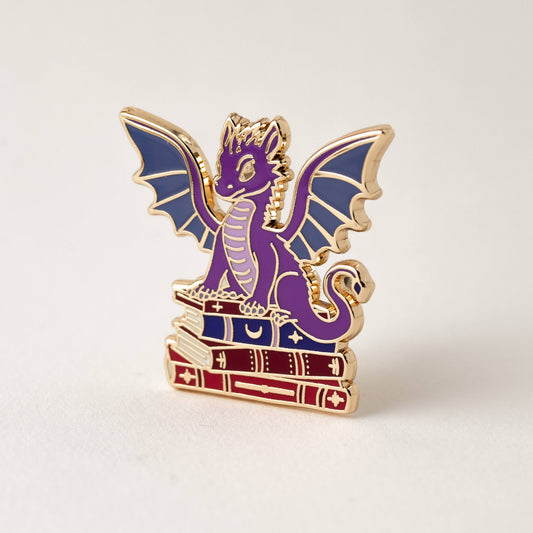 Dragon Fantasy Book Pin