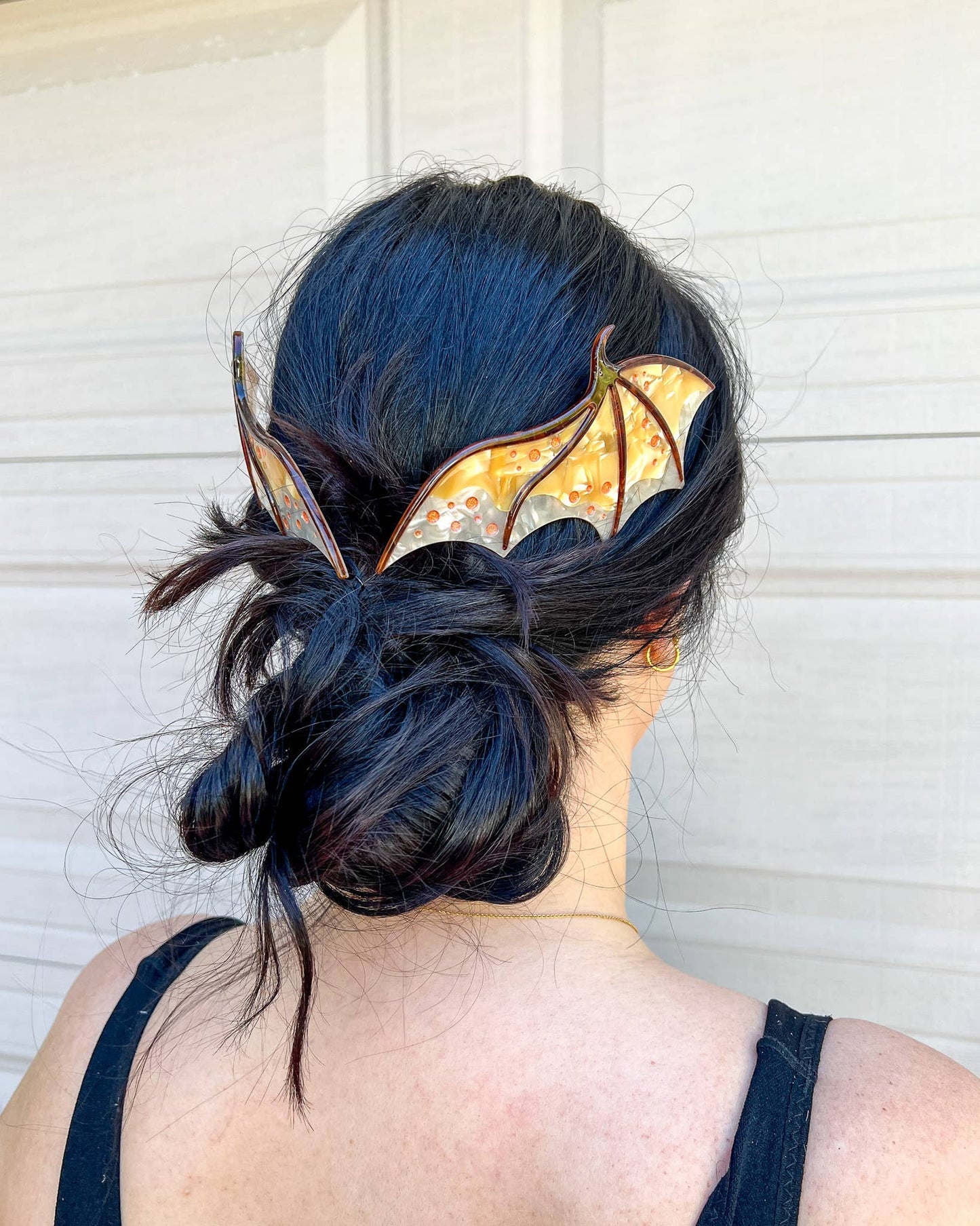 Gold Dragon Wing Comb Set