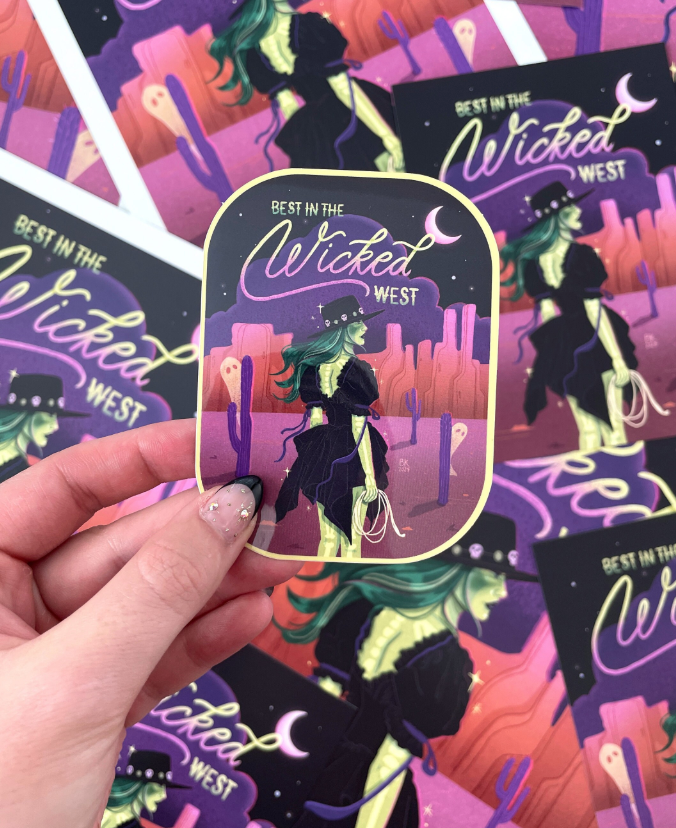 Best in the Wicked West Sticker