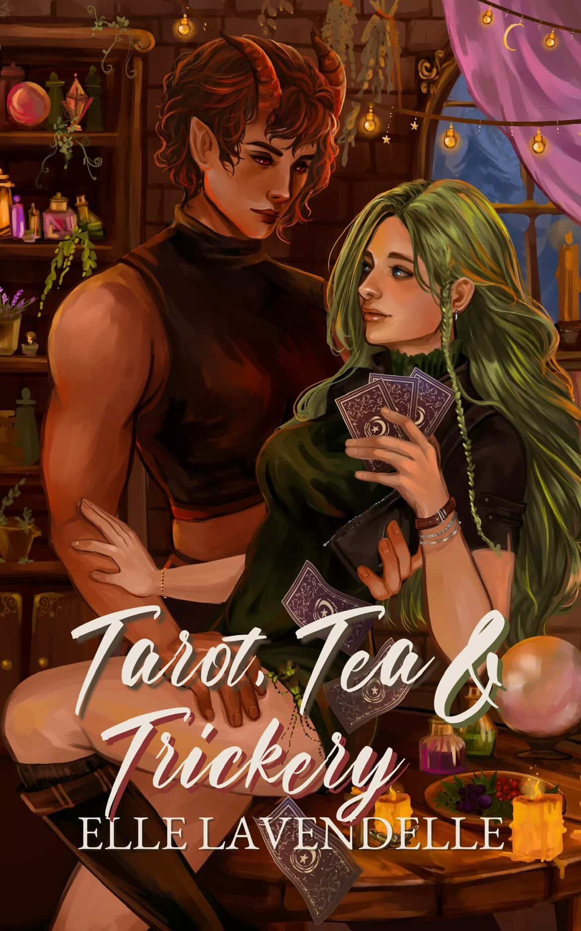 Tarot, Tea, & Trickery PRE-ORDER (Includes a signed bookplate, a sticker, 2 SFW art prints, and an NSFW art print)