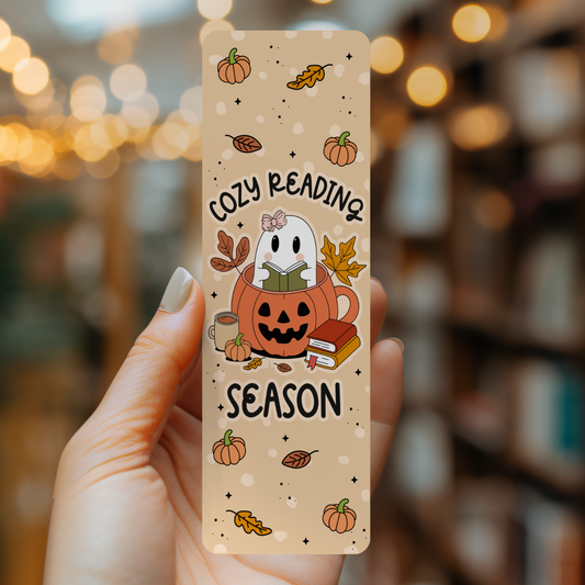 Cozy Reading Season | Soft Matte Laminated Bookmark 