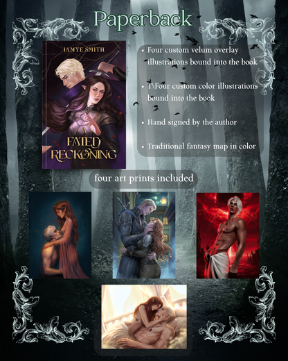 A Fated Reckoning PRE-ORDER (includes 4 art prints and a 4x6 notebook)