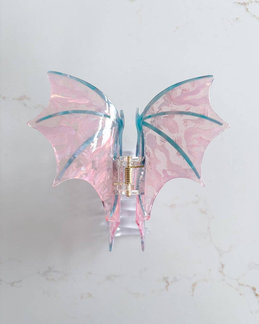 Dragon Wings Hair Claw Clip – Cotton Candy