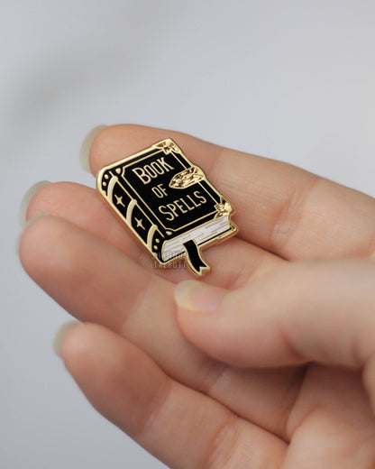 Book of Spells Witchy Spellbook Enamel Pin