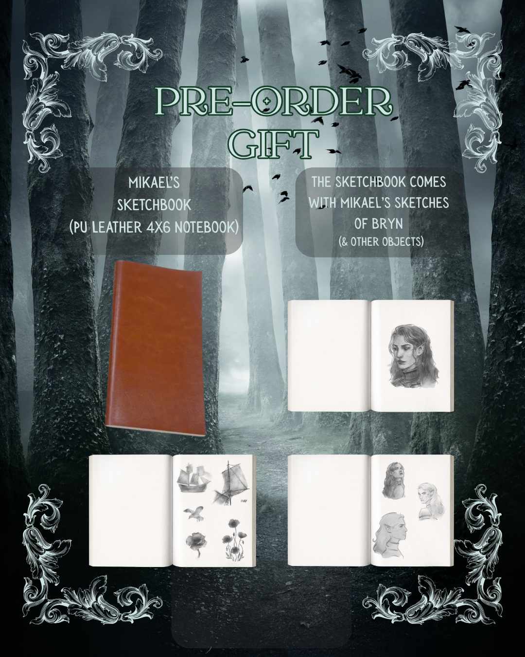 A Fated Reckoning PRE-ORDER (includes 4 art prints and a 4x6 notebook)