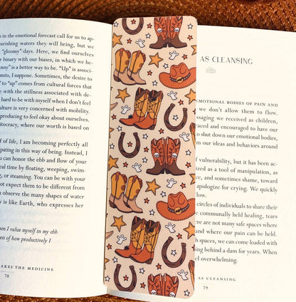 Western Halloween Bookmark 