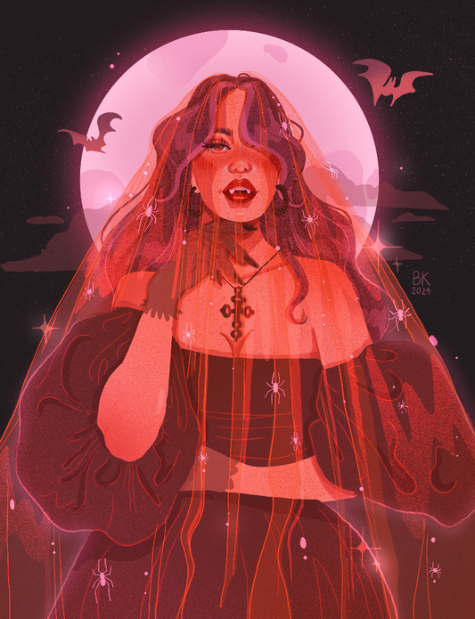 Vampire Bride Print