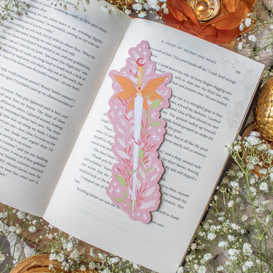 Pink Faerie Fantasy Sword Bookmark image 0