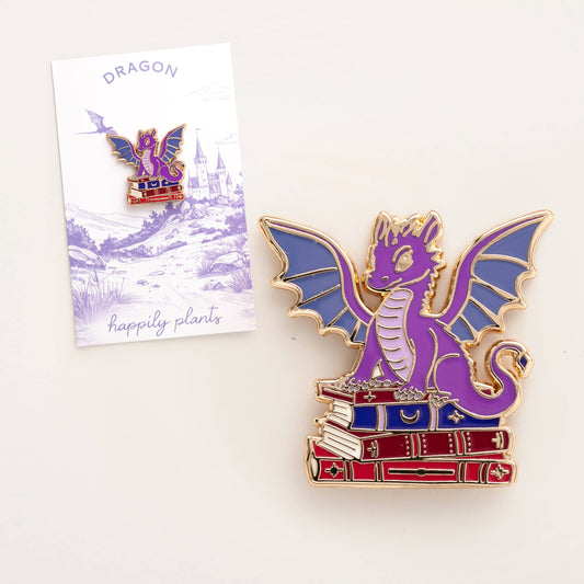 Dragon Fantasy Book Pin