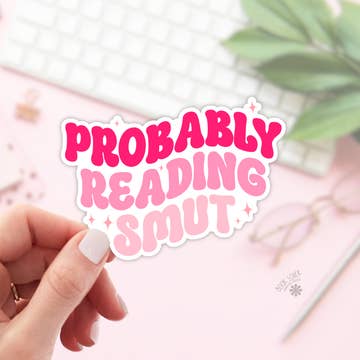 Probably Reading Smut Sticker image 0