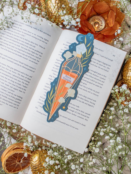 Aqua Tofana Vial Bookmark | Political Feminist