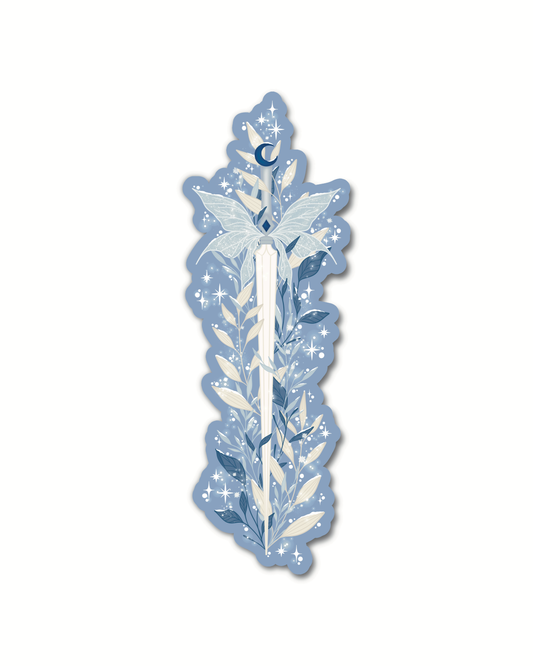 Winter Wonderland Faerie Dagger Die-Cut Bookmark