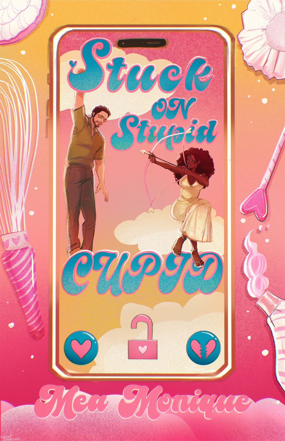 Stuck on Stupid Cupid SIGNED PRE-ORDER (includes Art Print, Bookmark, and 2 Stickers)