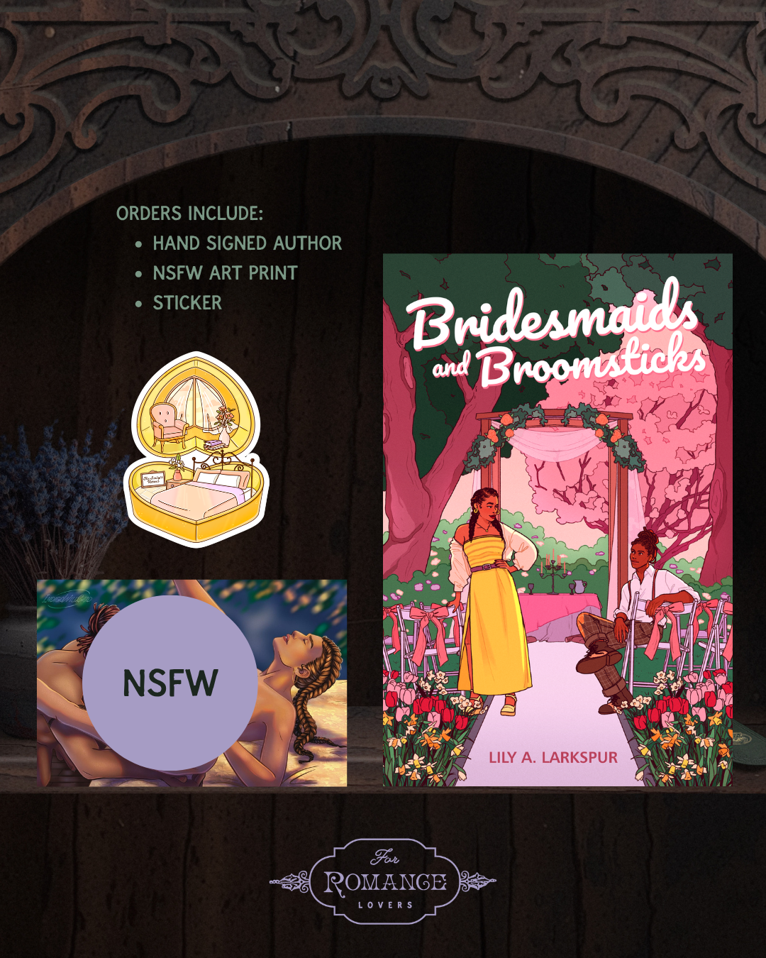 Witch of the Week: Bridesmaids & Broomsticks SIGNED (includes an NSFW Art Print and a Sticker)