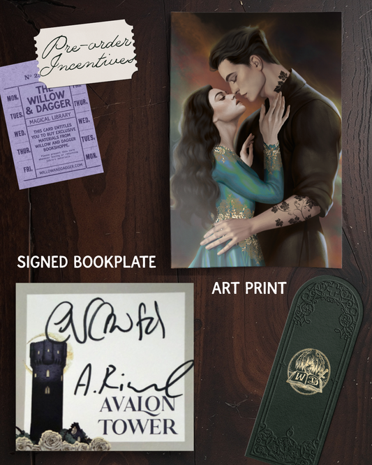 Avalon Tower SIGNED Bookplate SPRAYED EDGE PRE-ORDER (includes Art Print)