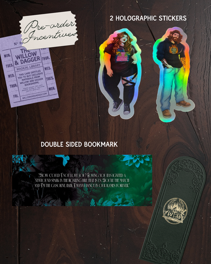 Haunting Goats SIGNED PRE-ORDER (includes 2 Holographic Stickers, Double Sided Bookmark)