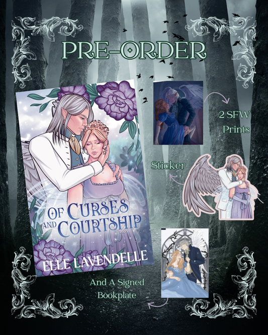Of Curses & Courtship PRE-ORDER (Includes a signed bookplate, a sticker, and 2 art prints)