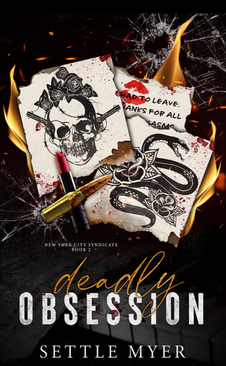 Deadly Obsession SIGNED (Includes 4 Art Prints (1NFW), a sticker, and a button)
